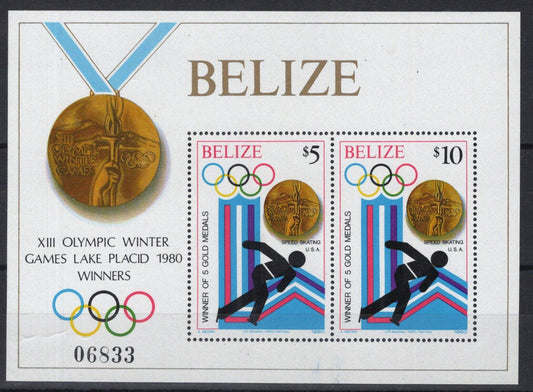 ZAYIX Belize 511 MNH Winter Olympics Sports 061122SM70