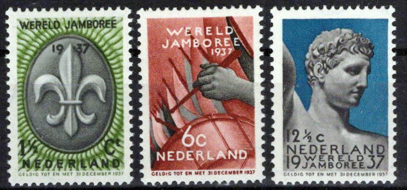 Netherlands 206-208 MNH Boy Scout World Jamboree Zayix Stamps 0325S063M