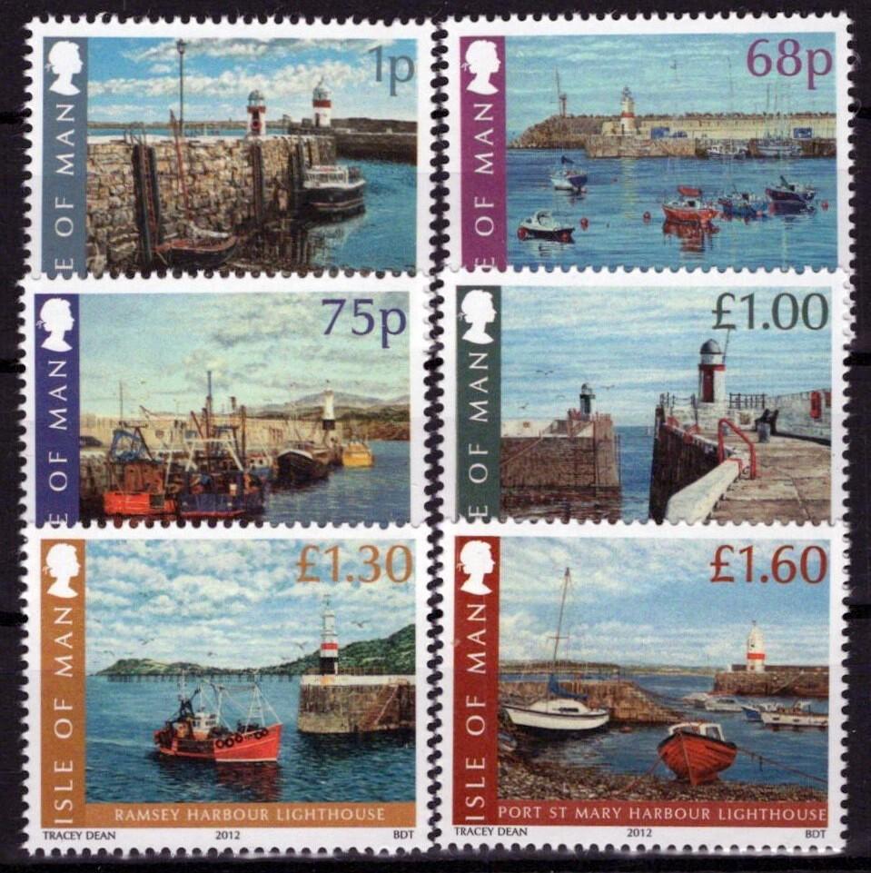 Isle of Man 1493-1498 MNH Lighthouses Ships Boats ZAYIX 073123SM24M