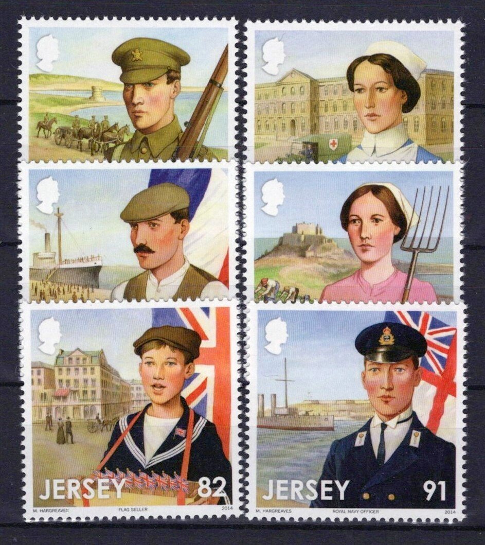 Jersey 1775-1780 MNH World War I Military Medical ZAYIX 101623SM10M