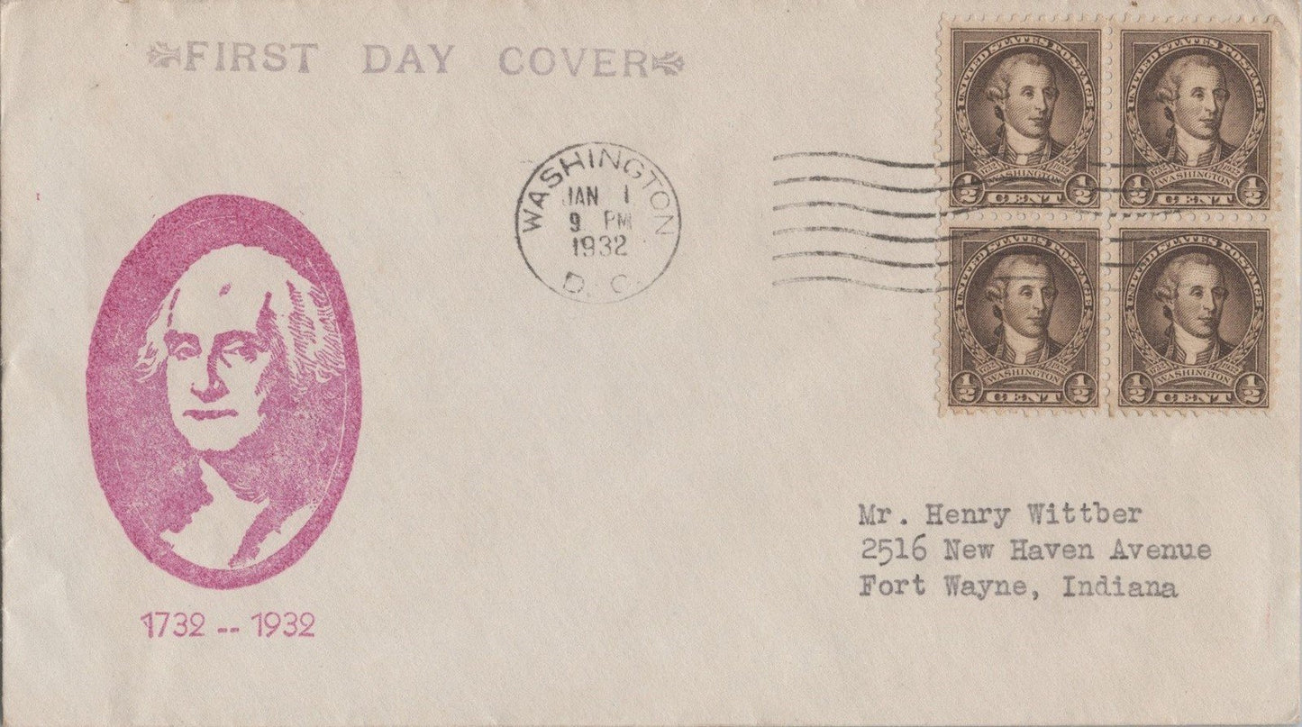 US Planty 704/15-58a FDC 1st Aero Print cachet - Block ZAYIX 113022SM04