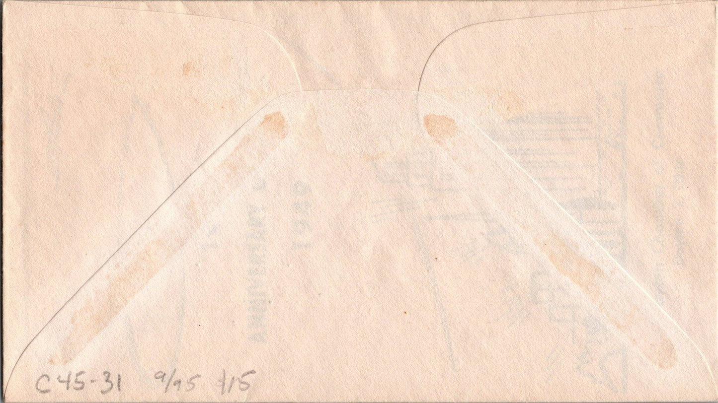 US C45 FDC unlisted Dayton Chamber of Commerce cachet Wrights ZAYIX 113022SM57