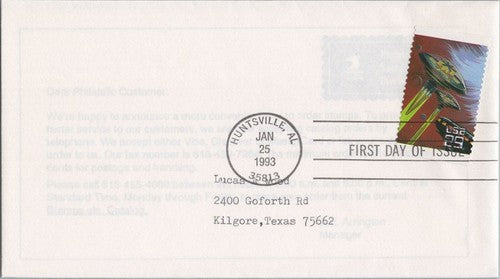 US Cover 2741-2745 set of 5 Uncacheted FDC Huntsville Alabama ZAYIX 120622SM129