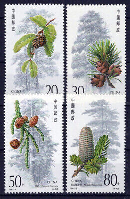 China PRC 2382-2385 MNH Trees Plants Conifers Zayix Stamps 1224S0035