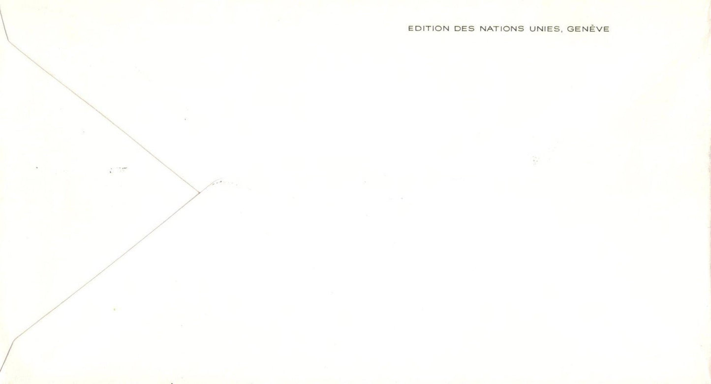 United Nations FDC Henrick Starcke Statue Geneva Cachet ZAYIX 031823SM170M