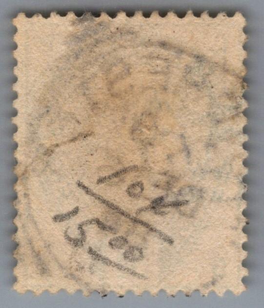Great Britain 104 used FVF 5p green Victoria Manchester PM ZAYIX 103022X43