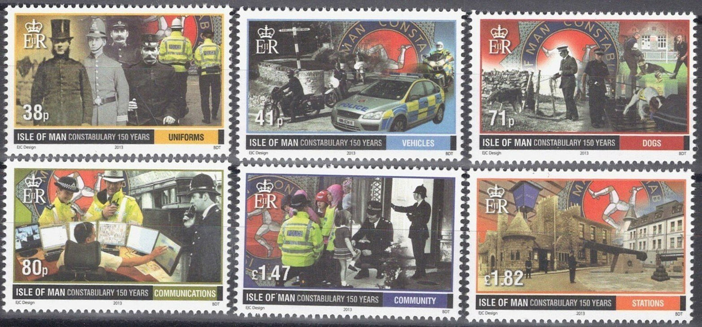 Isle of Man 1549-1554 MNH Communications Constabulary ZAYIX 041422S09