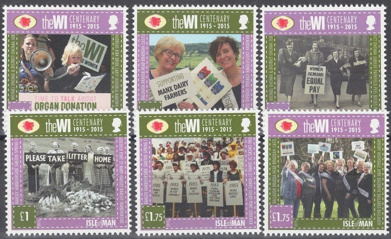 ZAYIX Great Britain - Isle of Man 1720-1725 MNH Women's Achievements
