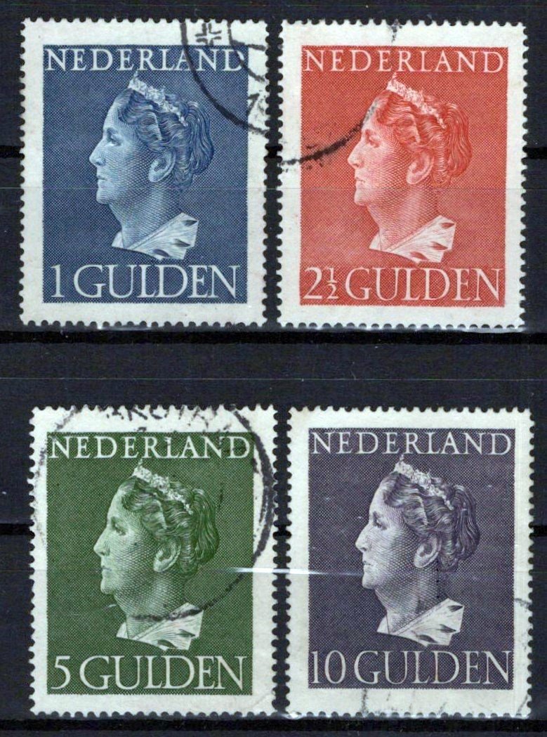 Netherlands 278-281 Used Queen Wilhelmina Zayix Stamps 0125S0272