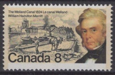 Canada 655 MNH Welland Canal Boats William Hamilton Merritt ZAYIX 121722S13