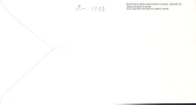 United Nations Geneva 1333 FDC Peaceful Use of Space UNPA ZAYIX 031823SM124