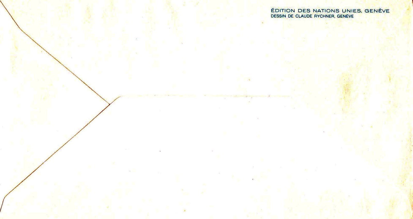 United Nations FDC Int'l Labor Office ILO Geneva issue pair ZAYIX 031823SM13
