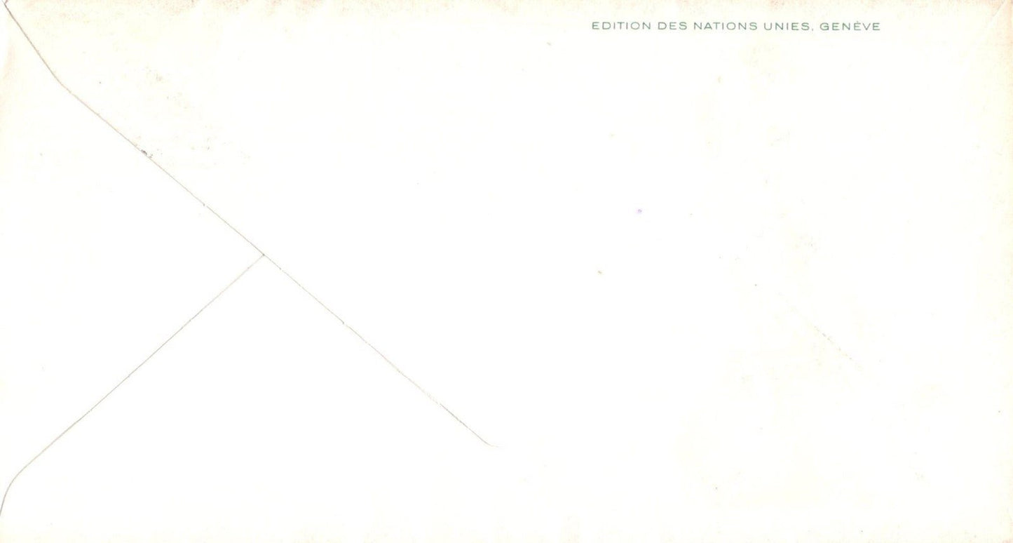 United Nations FDC Int'l Refugee Support Geneva cachet ZAYIX 031823SM140