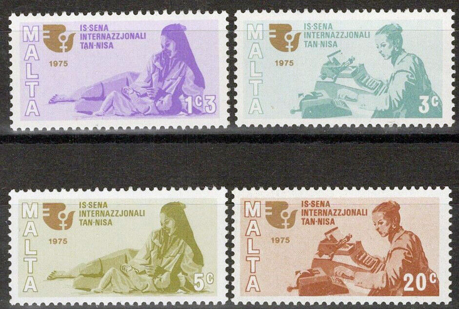 Malta 491-494 MNH International Women's Year Mother & ChildZayix 073122S40
