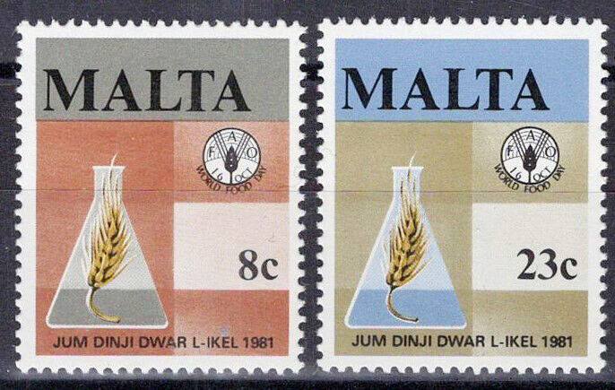 Malta 590, 591 MNH World Food DayZayix 080122S02