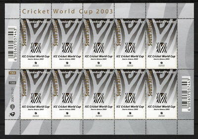 South Africa 1273 MNH ICC Cricket World Cup Sports Games ZAYIX 0124M0189M