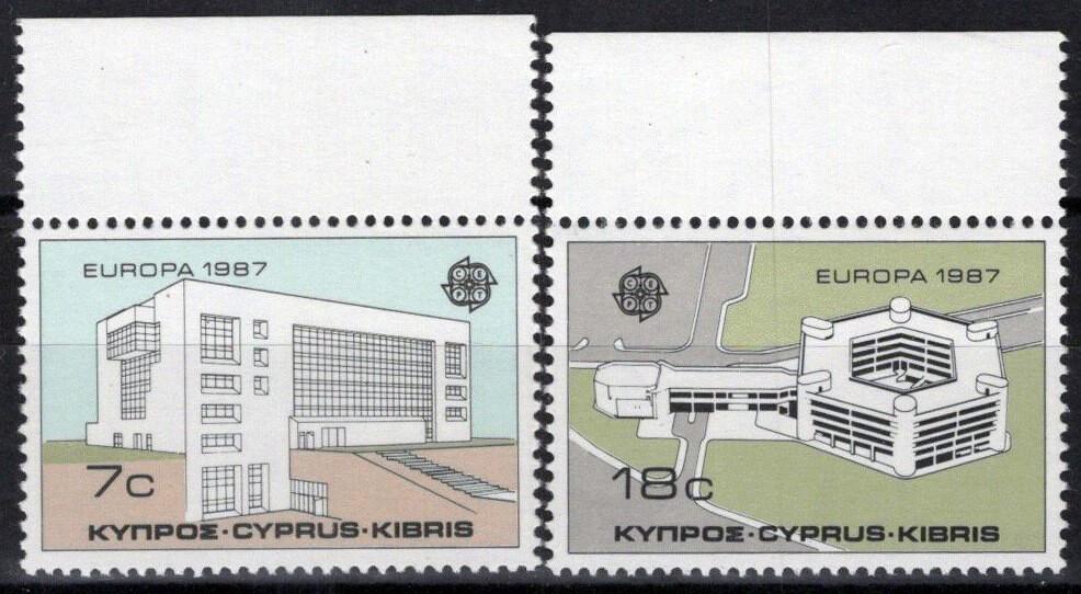 Cyprus 687-688 MNH Modern Architecture ZAYIX 090222S67