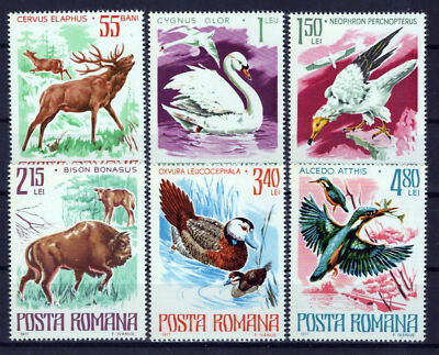 Romania 2712-2717 MNH Birds Protected Animals ZAYIX 1224S0127