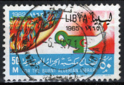 Libya 283 CTO Library Aflame Lamp ZAYIX 013123S92