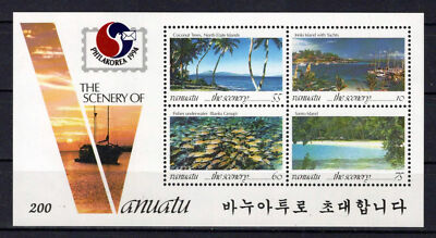 Vanuatu 606a MNH Island Scenes Fish Trees Sailboats ZAYIX 0624M0002