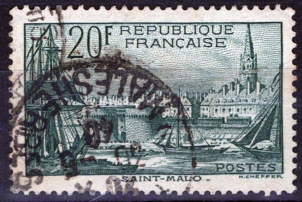 France 347 Used Port of St. Malo Ships Harbor 051023SM114