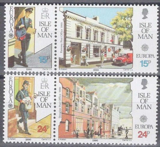 Isle of Man 419a-421a MNH Europa Mailmen Post Office ZAYIX 021622SM26M