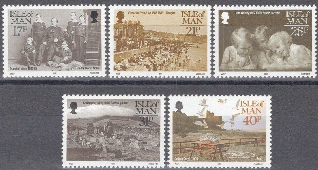 Great Britain - Isle of Man 440-444 MNH Manx Photography Wayne Killip