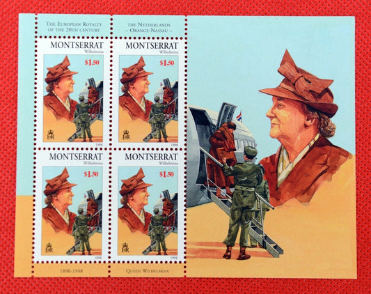 Montserrat 948 MNH Royalty of Europe, Netherlands minisheet ZAYIX 0224S0283M