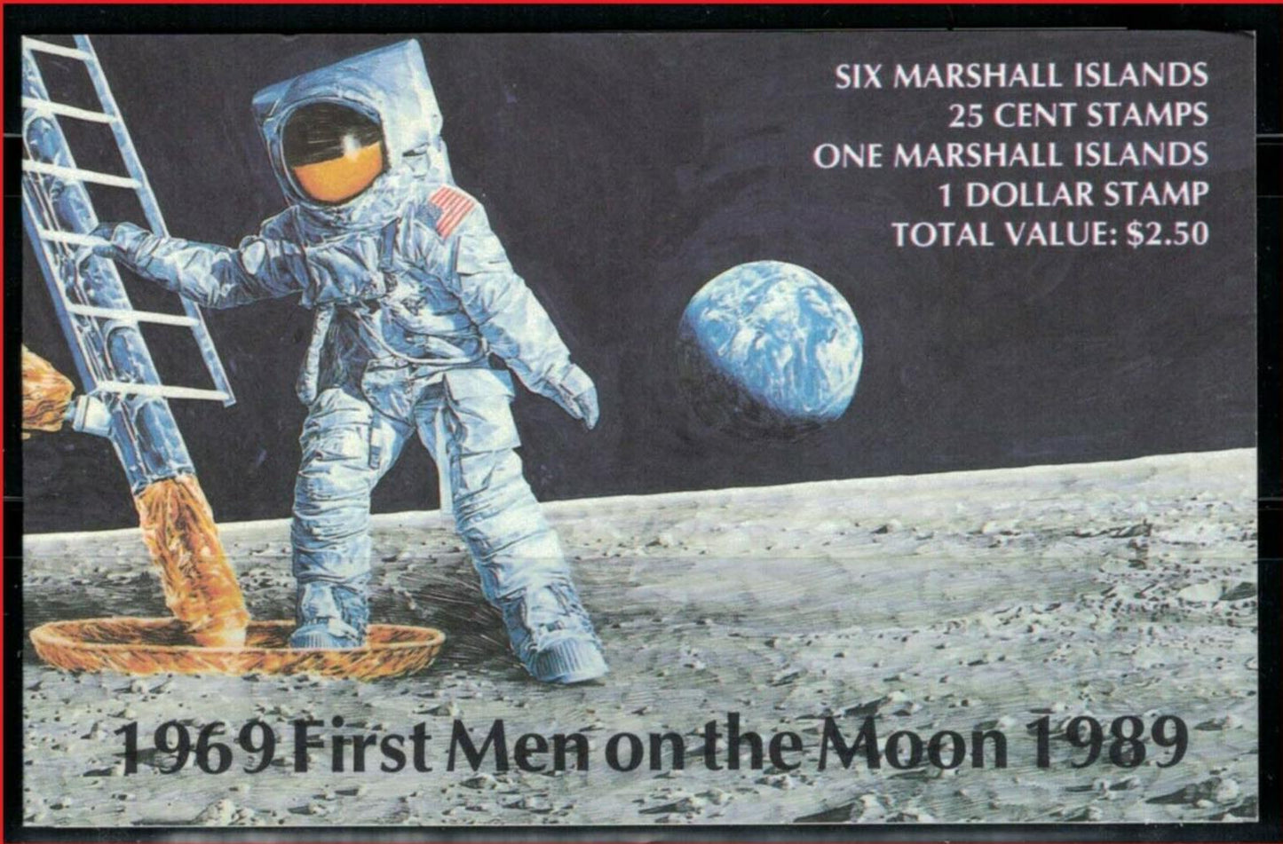 Marshall Islands 238a MNH Apollo Moon Landing Booklet Zayix Stamps 0125M001M
