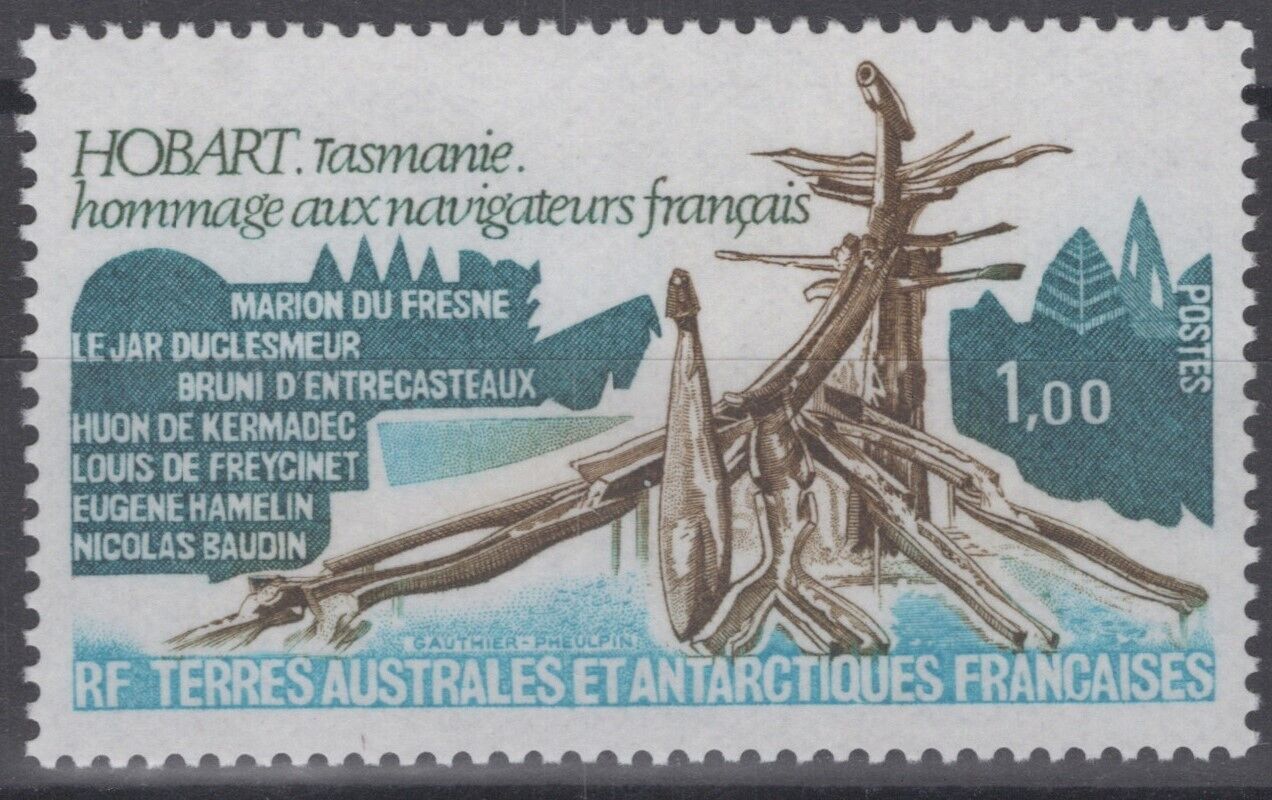 FSAT TAAF 81 MNH French Navigators Monument ZAYIX FSA-S0066M