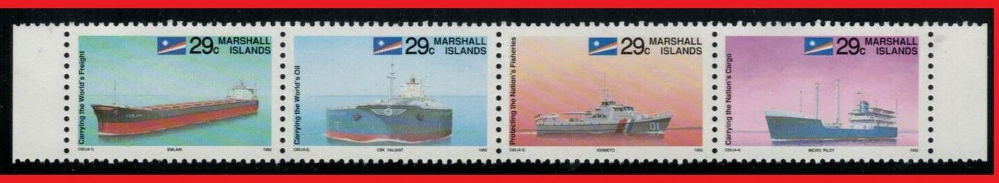 1992 Marshall Islands 417a MNH Cargo Ships Transportation 082422SM06M
