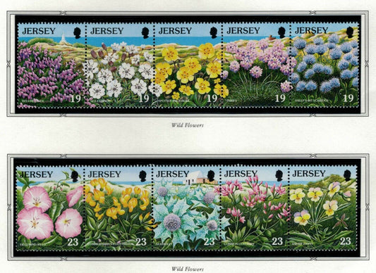 ZAYIX -1995 Great Britain Jersey #721a-726a - MNH - Flowers - Plants - Nature