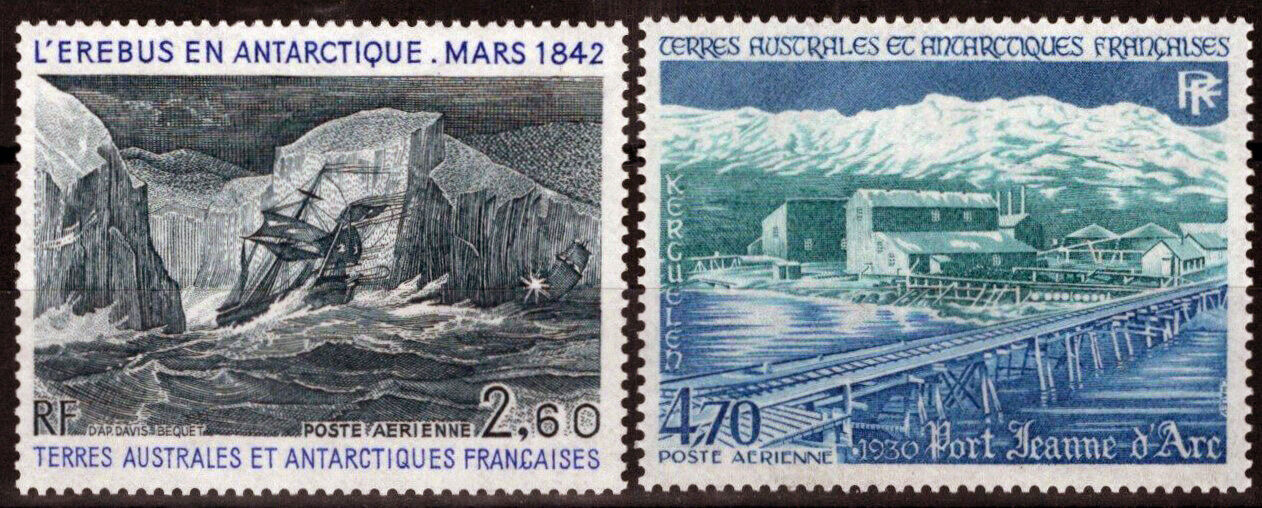 ZAYIX FSAT TAAF C78-C79 MNH Ships Erebus Port of Joan of Arc Arctic 092922S67