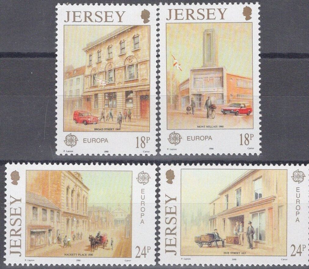 Great Britain Jersey 532-535 MNH Europa Post Offices 042922-SM117M