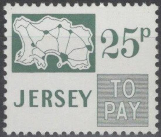 Great Britain Jersey J19 MNH Postage Due Maps Decimal Currency 042922SM172