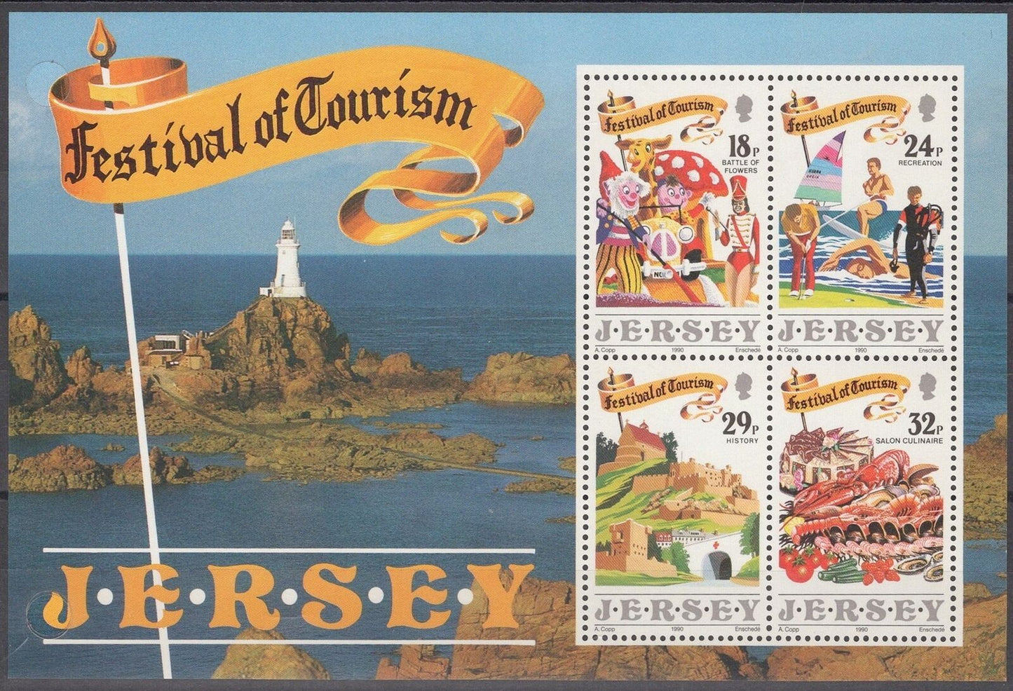 Great Britain Jersey 539a MNH Tourism Festival Lighthouse 042922-SM119M