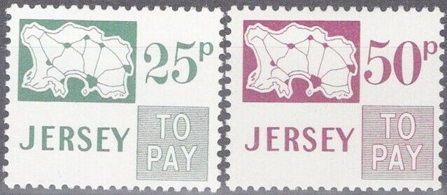 Great Britain Jersey J19-J20 MNH Postage Due Decimal Currency 042922-SM160