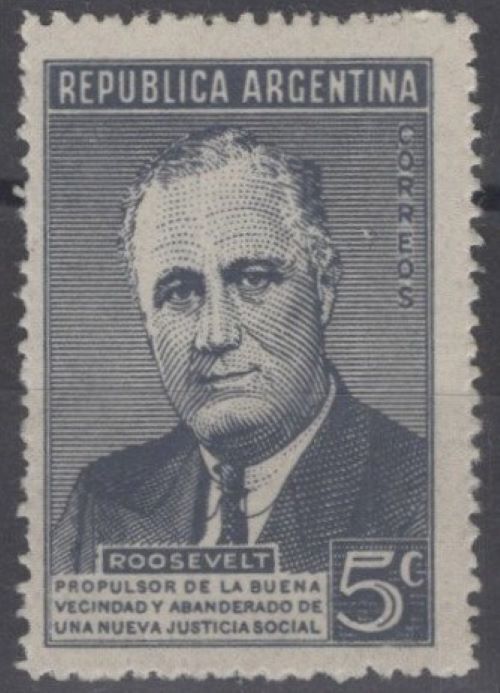 ZAYIX - Argentina 551 MNH President Franklin D Roosevelt FDR 112222-S01M