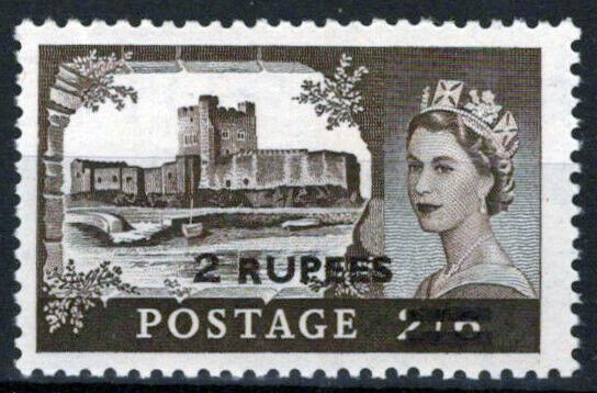 ZAYIX 1957 Oman Sc 63, SG 56a MNH Type II surcharge Waterlow printing 021823S169