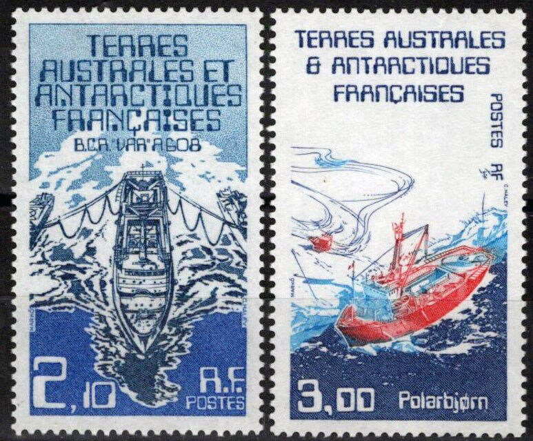 FSAT TAAF 123-124 MNH Research Ships Polar Exploration 060823S73M