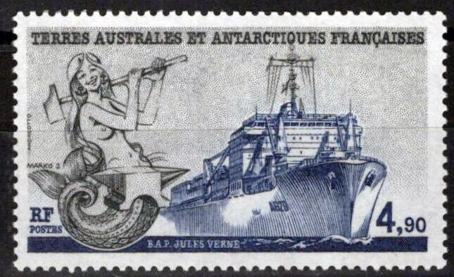 ZAYIX FSAT TAAF 137 MNH Ships Mermaid Research Vessel Polar 060823S76M