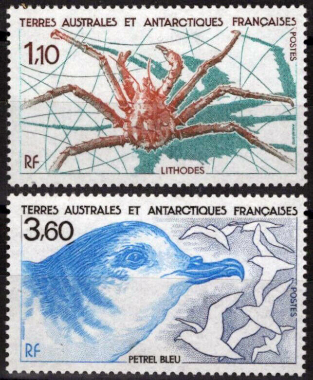 FSAT TAAF 143-144 MNH Fauna Birds Plants Nature Polar Antarctic 060823S79M