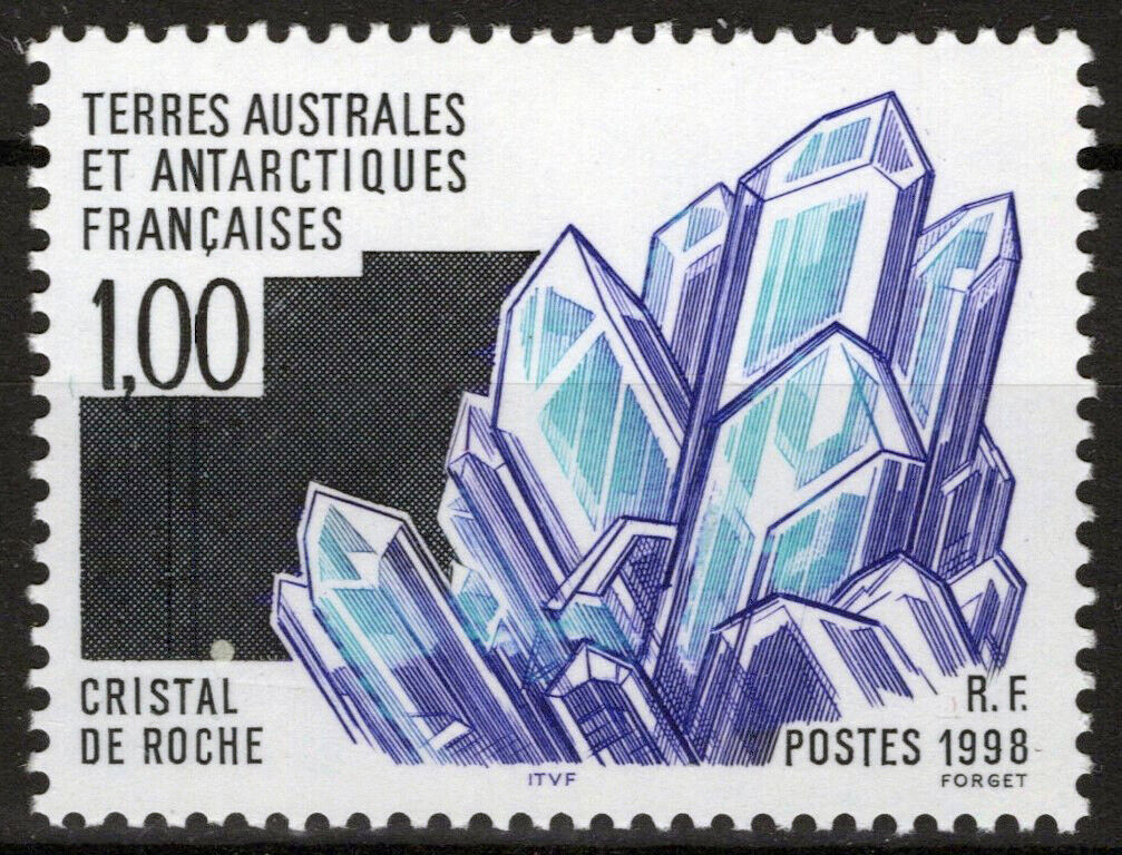 FSAT TAAF 235 MNH Rock Crystal Mineral Polar Antarctic 060823S139M