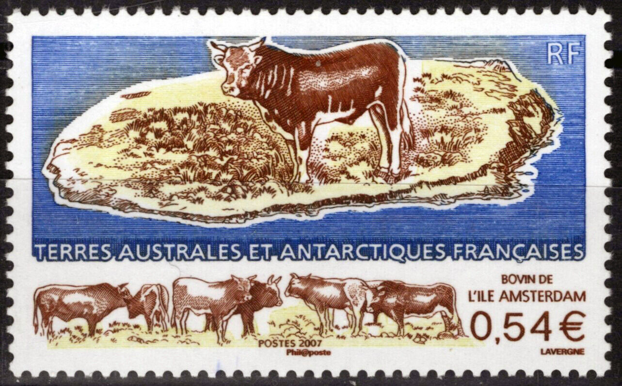 FSAT TAAF 378 MNH Cattle Farm Animals Polar Antarctic 061923S18