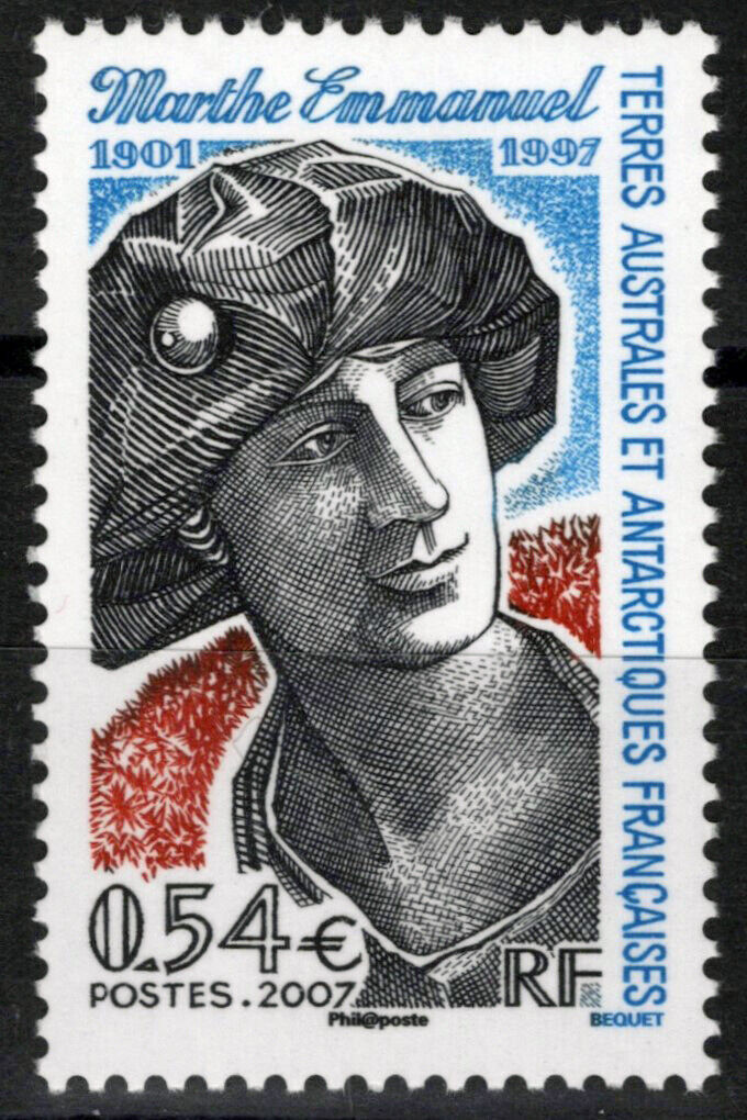 FSAT TAAF 377 MNH Marthe Emmanuel Geographer Polar Antarctic 061923S17