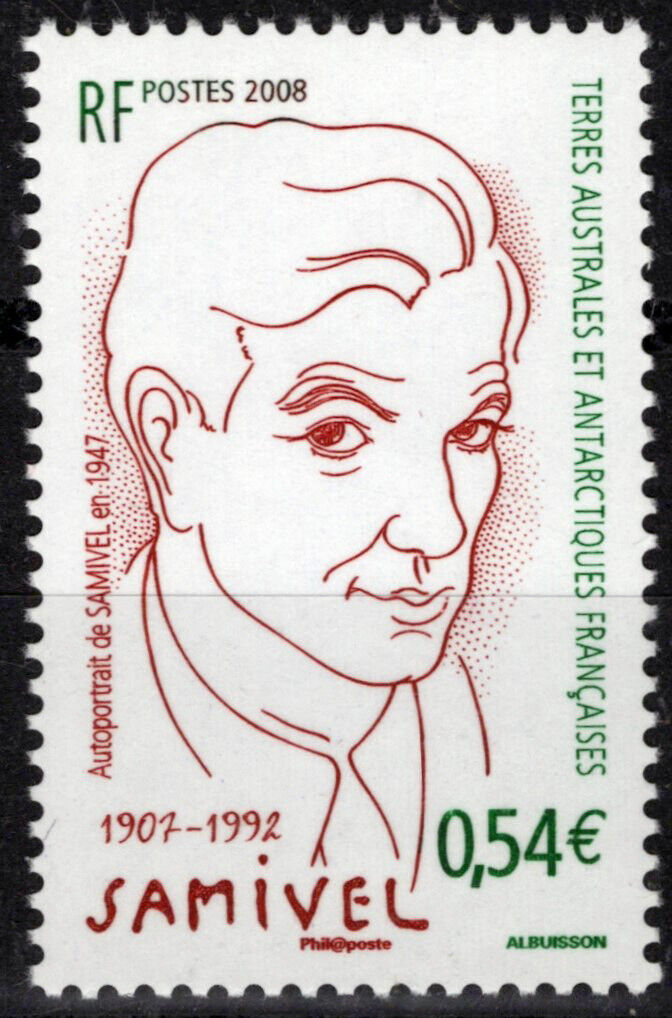 ZAYIX FSAT TAAF 397 MNH Samivel Writer Polar Antarctic 061923S26