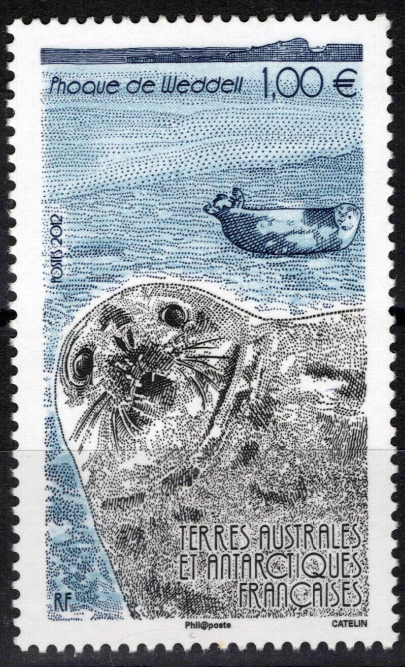 FSAT TAAF 456 MNH Weddell Seals Marine Life Antarctic Polar 061923S66
