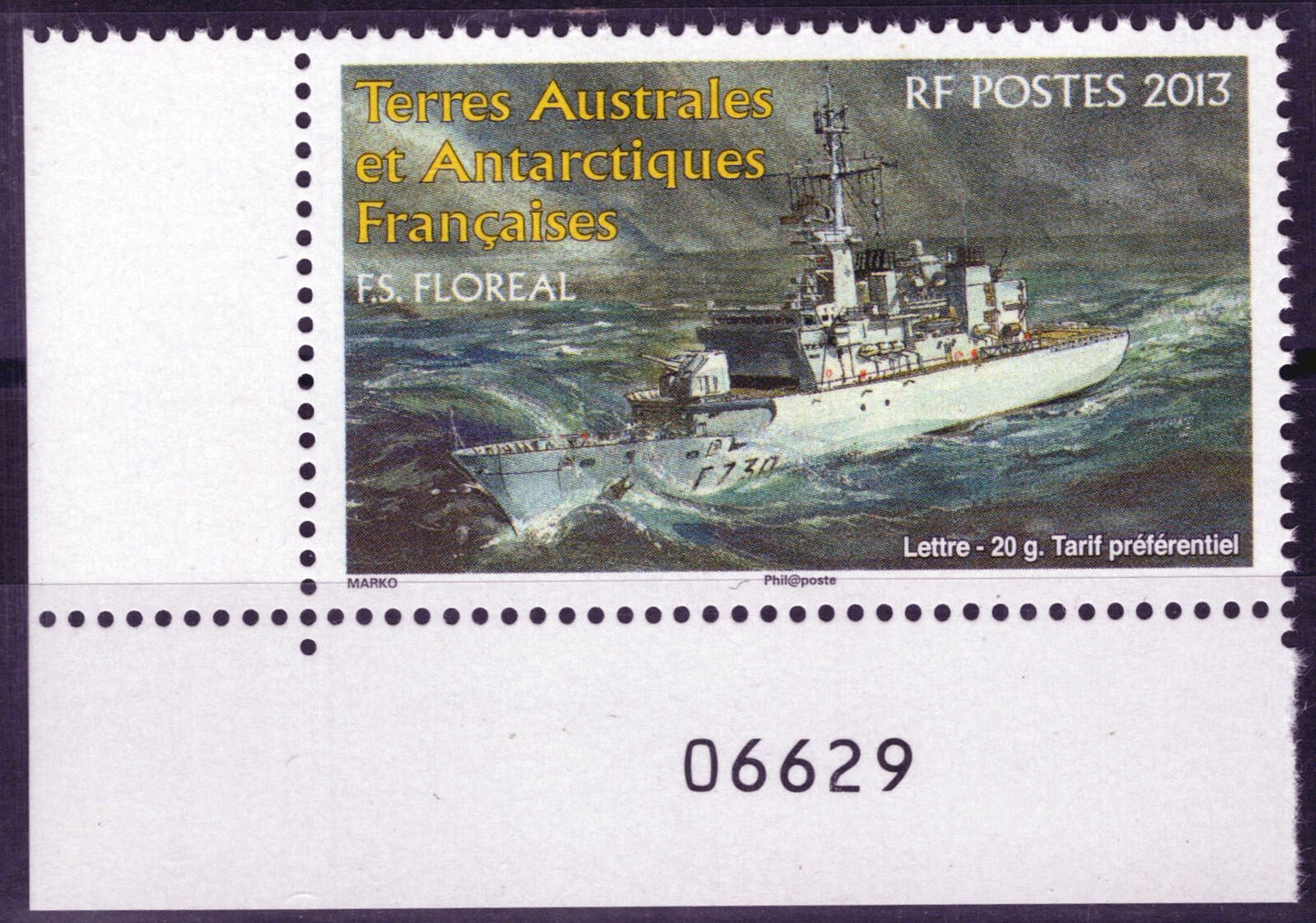 ZAYIX FSAT TAAF 483 MNH Ships F.S. Floreal Transportation Antarctic 061923S75