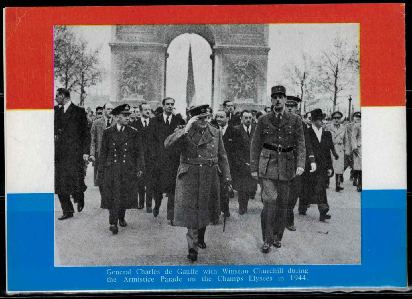 ZAYIX Ajman 654 A, B MNH Gold Foil Eisenhower De Gaulle Military 080323SM28