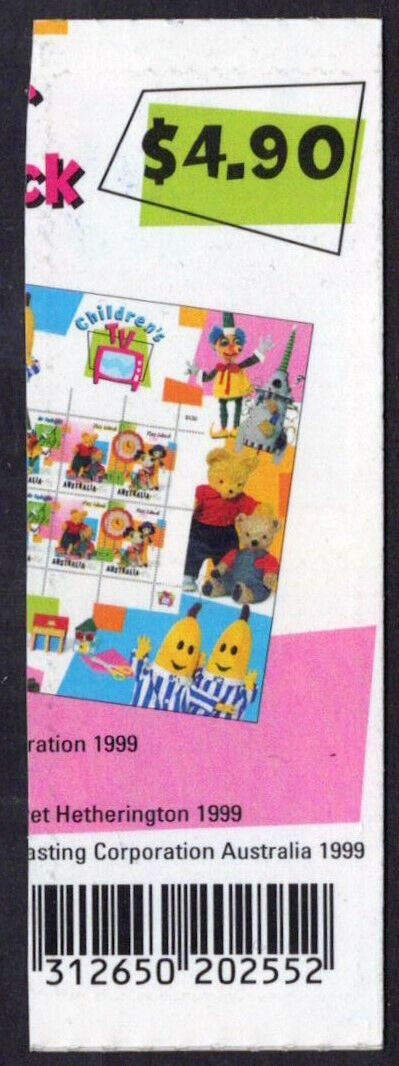 ZAYIX Australia 1753-57 MNH Self Adhesive strip of Cartoons 071423S175